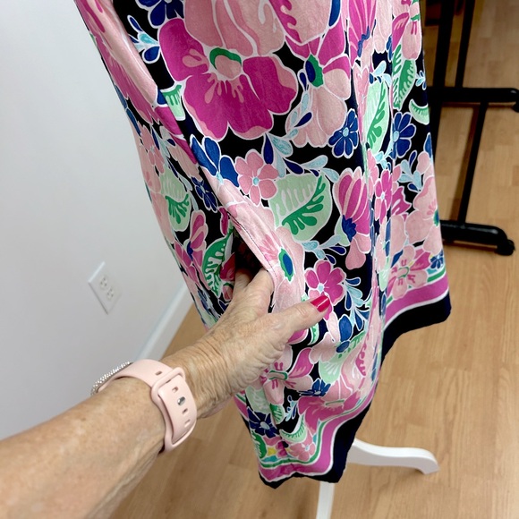 Crown&Ivy Floral Sleeveless Dress Size Large - Picture 6 of 7